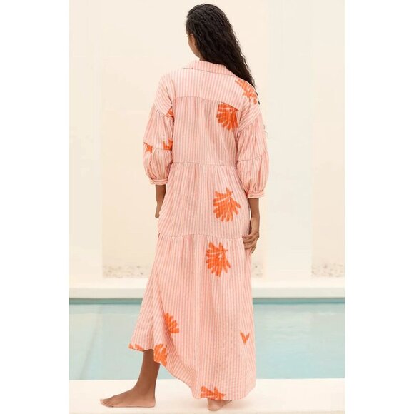 NWT Size MP - The Carolita Printed Tiered Shirt Dress by Celandine (NWT US$ 118) - Picture 4 of 16